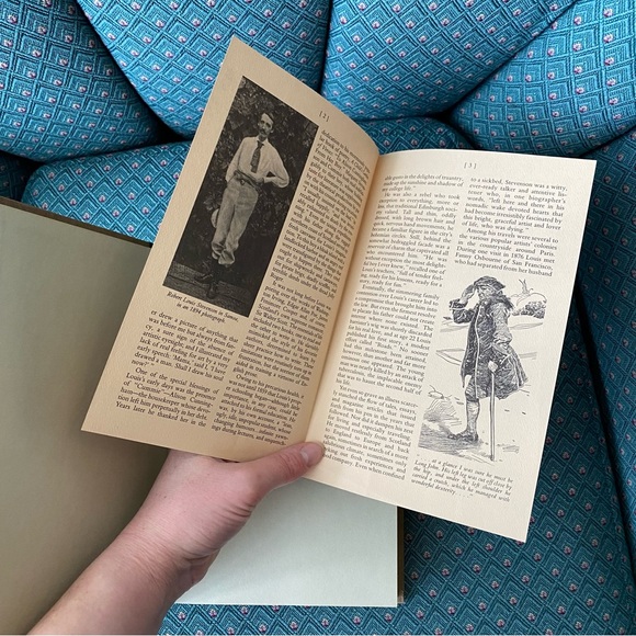 Vintage Treasure Island Novel by Robert Louis Stevenson Readers Digest Hardcover - Picture 5 of 13